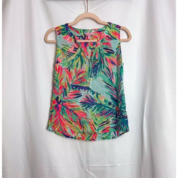 Lilly Pulitzer multicolor sleeveless top - Picture 1 of 13
